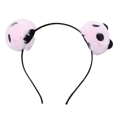 HINAYOSAN Stylischer Panda-Kopfschmuck für Geburtstage und Halloween, auffälliger Abschlussball-Haarband, bezaubernde Party, Foto-Requisiten, Festival, Feier von HINAYOSAN