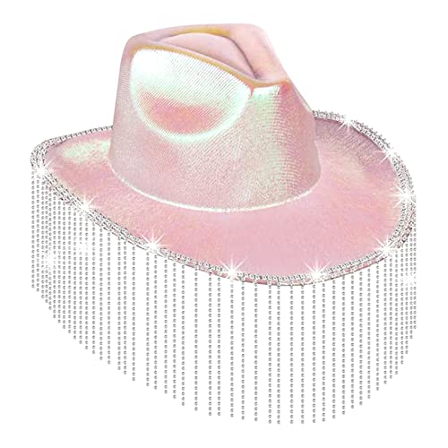 HINAYOSAN Weltraum-Cowboyhut für Mädchen, Strass, Fransenquaste, Cowgirl-Hut, Geburtstagsparty-Hut, Kostümzubehör HINAYOSAN Weltraum-Cowboyhut für Mädchen, Strass, Fransenquaste, Cowgirl-Hut, Geburtstagsparty-Hut, Kostümzubehör von HINAYOSAN