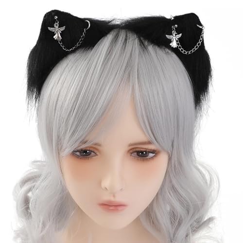 Handgefertigtes Ohr-Stirnband, Anime-Stirnband, Maskeraden, Kostüm, Kopfbedeckung, weibliche Teenager, Cosplay, Verkleidung, Haarschmuck, Haarreifen für Partys Handgefertigtes Ohr-Stirnband, Anime-Stirnband, Maskeraden, Kostüm, Kopfbedeckung, weibliche Teenager, Cosplay, Verkleidung, Haarschmuck, Haarreifen für Partys von HINAYOSAN