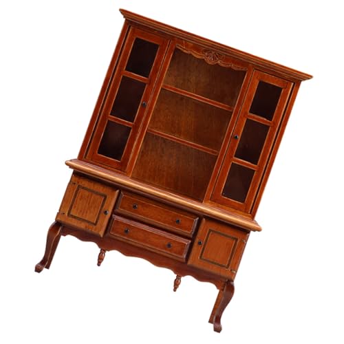 Massivholzschrank Modell Puppenhäuser Zubehör für Schlafzimmer Küche Wohnzimmer Winzige Hausdekoration Fotografie Requisiten Handgefertigte Puppenhäuser Schrank für Fotografie Requisiten von HINAYOSAN