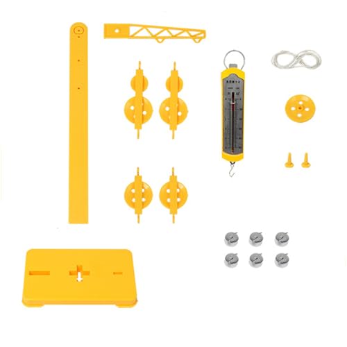 Physikmechanik-Experimentier-Set, Klassenzimmer-Lehrwerkzeuge, Riemenscheibe und Hebel, Mechaniker-Experimentierset für Schüler ab 8 Jahren, einfach zu bedienendes Riemenscheiben-Prinzip Physikmechanik-Experimentier-Set, Klassenzimmer-Lehrwerkzeuge, Riemenscheibe und Hebel, Mechaniker-Experimentierset für Schüler ab 8 Jahren, einfach zu bedienendes Riemenscheiben-Prinzip von HINAYOSAN