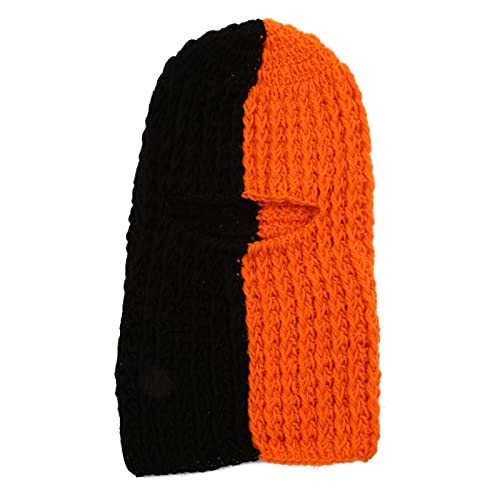 Strickmütze, Halloween, Farbblöcke, Cosplay, Party, Mütze, Kopfbedeckung, Strickmützen für Damen Strickmütze, Halloween, Farbblöcke, Cosplay, Party, Mütze, Kopfbedeckung, Strickmützen für Damen von HINAYOSAN