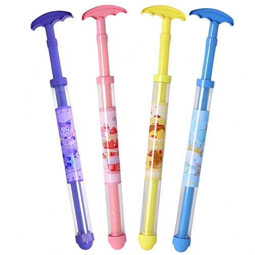 4 Stück Feuerwerks Wasserpistole, Water Squirter, Romantische Feuerwerks Wasserpistole Spritzpistolen, Waters Fun Pool Spielzeug, for Strand und Spielplatz (4pcs-A) von HINGTAT