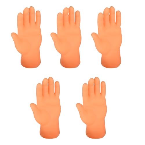 5 Stück lustige Fingerpuppen Set Streichelkatzen Fingerpuppen Hände für Katzen Streichelrequisiten seltsame aber lustige Sachen winzige Hand-Fingerpuppen von HIOPOIUYT