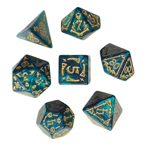 7pcs/Set Polyedrale Acryl Dices Multi Sace Verschiedene Form Digital Game Dices Für Club Party Family Board Game Requisiten 7pcs/Set Polyedrale Acryl Dices Multi Sace Verschiedene Form Digital Game Dices Für Club Party Family Board Game Requisiten von HIOPOIUYT
