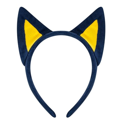 Foxes Kostüm Set Katzen Ohren Stirnband Falsch Nase Rock Plüsch Schwanz Gesichtsaufkleber Für Halloween Cosplay Set Plüsch Heck Tierkleid Accessoires Katzen Ohren Stirnband von HIOPOIUYT