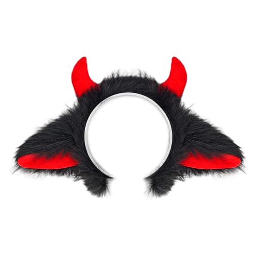 HIOPOIUYT 1/2pcs Animal Yaks Kostüme Set Yaks Ohren Stirnband Mit Yaks Tail Halloween Kostüm Party Vorräte Für Jungen Mädchen HIOPOIUYT 1/2pcs Animal Yaks Kostüme Set Yaks Ohren Stirnband Mit Yaks Tail Halloween Kostüm Party Vorräte Für Jungen Mädchen von HIOPOIUYT