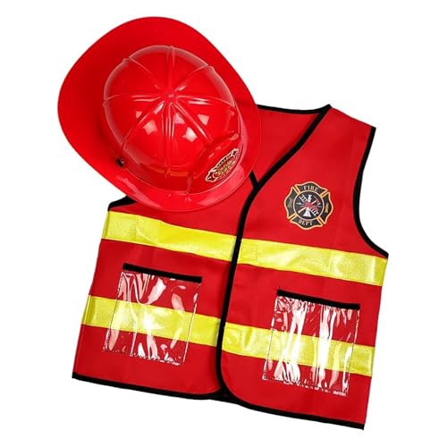 HIOPOIUYT 2/6pcs Feuerwehrmann Kostüm Feuerwehrkämpfer Kostüm Kostüme Feuerwehrmann Kostüm Feuerwehrwerkzeuge Für Kinder Girls HIOPOIUYT 2/6pcs Feuerwehrmann Kostüm Feuerwehrkämpfer Kostüm Kostüme Feuerwehrmann Kostüm Feuerwehrwerkzeuge Für Kinder Girls von HIOPOIUYT