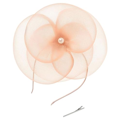 HIOPOIUYT Einzigartiger Fascinator, Hut, Haarteil, minimalistisches Styling, Haarreifen, Halloween, Kopfbedeckung für Zeremonien und Feiern von HIOPOIUYT