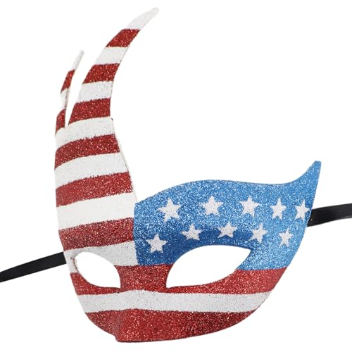 HIOPOIUYT Federierte Maskerade Masken Pailletten Halbgesichtsmaske Für Frauen Männer Cosplay Partyfotografie Requisiten Halloween Dekorationsmaske von HIOPOIUYT