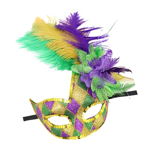 HIOPOIUYT Festival Maskerade Cosplay Uni Halbgesichtsparty für Maskerade Partys und Karneval Feier von HIOPOIUYT
