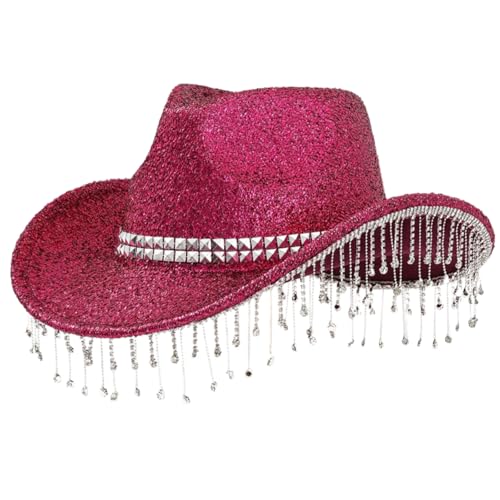 HIOPOIUYT Fransenkristall Fedoras Für Erwachsene Teenager Karnevale Party Mit Schimmerndem Pulver Für Formelle Veranstaltungsfotozubehör HIOPOIUYT Fransenkristall Fedoras Für Erwachsene Teenager Karnevale Party Mit Schimmerndem Pulver Für Formelle Veranstaltungsfotozubehör von HIOPOIUYT