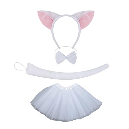 HIOPOIUYT Füchse Dress Up Outfit Halloween Foxes Tierkostümzubehör Für Kid Boy Girl Cosplay Geburtstag Weihnachten Halloween von HIOPOIUYT