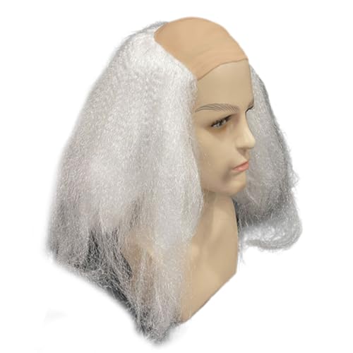 HIOPOIUYT Halloween-Haar-Hut, Kopfbedeckung, lustige Perücke, Schnurrbart für Perücken, Streich, Halloween, lustiger Cartoon-Hut, Kopfbedeckung HIOPOIUYT Halloween-Haar-Hut, Kopfbedeckung, lustige Perücke, Schnurrbart für Perücken, Streich, Halloween, lustiger Cartoon-Hut, Kopfbedeckung von HIOPOIUYT
