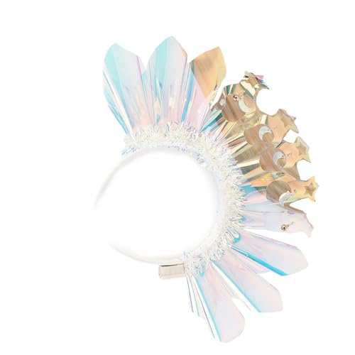 HIOPOIUYT Leuchtende Zellophan-Kopfbedeckung, Accessoire mit mehreren Farboptionen und leichtem Design, mehrfarbige LED-Stirnbänder HIOPOIUYT Leuchtende Zellophan-Kopfbedeckung, Accessoire mit mehreren Farboptionen und leichtem Design, mehrfarbige LED-Stirnbänder von HIOPOIUYT