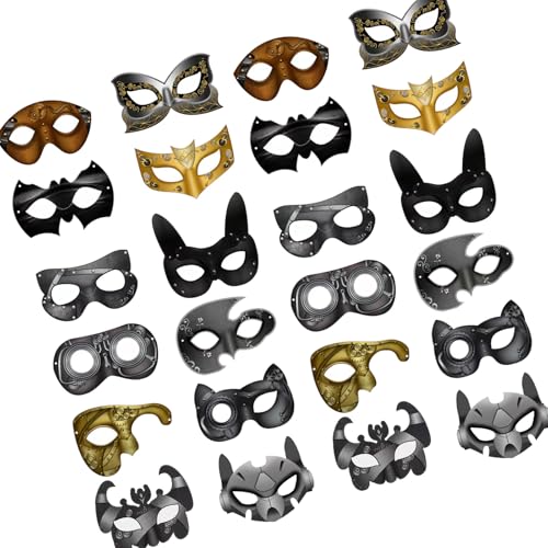 HIOPOIUYT Painted Paper Mache Maske Halbgesichtsmaske Masquerade Maske Für Jungen Mädchen Halloween Kostümzubehör Cosplay Party Requisiten HIOPOIUYT Painted Paper Mache Maske Halbgesichtsmaske Masquerade Maske Für Jungen Mädchen Halloween Kostümzubehör Cosplay Party Requisiten von HIOPOIUYT