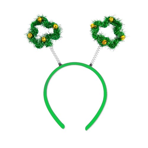 HIOPOIUYT Patrick's Day Haarreif mit Kleeblatt-Motiv, für Festivals, Aufführungen, Kopfschmuck für Paare, Patrick's Day, Haarband HIOPOIUYT Patrick's Day Haarreif mit Kleeblatt-Motiv, für Festivals, Aufführungen, Kopfschmuck für Paare, Patrick's Day, Haarband von HIOPOIUYT