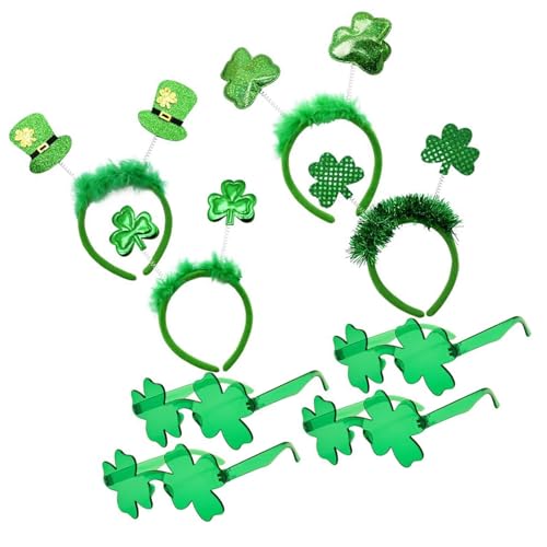 HIOPOIUYT Patricks Ankleidung Accessoires Set Partys Bevorzugt Shamrock Brille Shamrock Stirnbandgeschenke HIOPOIUYT Patricks Ankleidung Accessoires Set Partys Bevorzugt Shamrock Brille Shamrock Stirnbandgeschenke von HIOPOIUYT