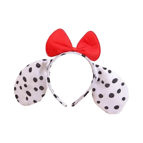 HIOPOIUYT Stilvoller Welpenkopfschmuck, Bälle, Geburtstag, Dalmatiner, Kopfbedeckung, Halloween, gepunktet, bezaubernd, übergroße Kopfbedeckung HIOPOIUYT Stilvoller Welpenkopfschmuck, Bälle, Geburtstag, Dalmatiner, Kopfbedeckung, Halloween, gepunktet, bezaubernd, übergroße Kopfbedeckung von HIOPOIUYT
