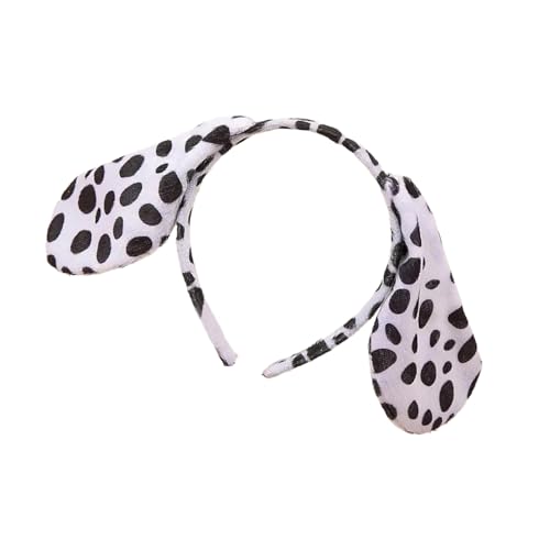 HIOPOIUYT Stilvoller Welpenkopfschmuck, Bälle, Geburtstag, Dalmatiner, Kopfbedeckung, Halloween, gepunktet, bezaubernd, übergroße Kopfbedeckung HIOPOIUYT Stilvoller Welpenkopfschmuck, Bälle, Geburtstag, Dalmatiner, Kopfbedeckung, Halloween, gepunktet, bezaubernd, übergroße Kopfbedeckung von HIOPOIUYT