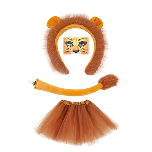 HIOPOIUYT Tierkostüm Kid Erwachsene Rollenspiele Outfit Gesicht Aufkleber Halloween Kostüm Accessoire Für Geburtstag Weihnachten Cosplay HIOPOIUYT Tierkostüm Kid Erwachsene Rollenspiele Outfit Gesicht Aufkleber Halloween Kostüm Accessoire Für Geburtstag Weihnachten Cosplay von HIOPOIUYT
