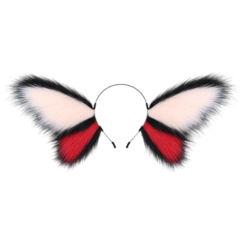 HIOPOIUYT Tierohren Stirnbänder Haarband Elfen Ohren Haarschmuck für Weihnachten Halloween Cosplay Party Schmetterling Stirnband Tier Füchse Hund Stirnband Halloween Cosplay Haarband HIOPOIUYT Tierohren Stirnbänder Haarband Elfen Ohren Haarschmuck für Weihnachten Halloween Cosplay Party Schmetterling Stirnband Tier Füchse Hund Stirnband Halloween Cosplay Haarband von HIOPOIUYT