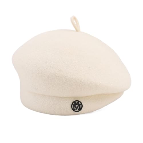 HIOPOIUYT Trendy Retro Berets Unisex Kopfbeobachter Accessoire Für Frauen Männer Cabbie Für Halloween Cosplay Party Outfit von HIOPOIUYT