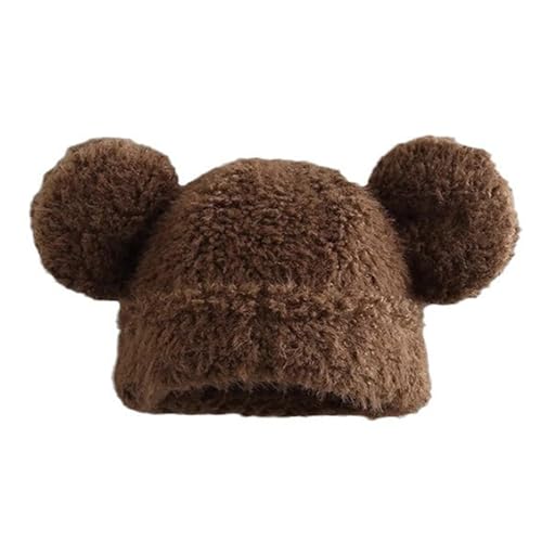 HIOPOIUYT Übergroßer Bärenhut Mit Ohr Mit Festfarb Ski Pelzhut Cartoon Foto Requisiten Freien Head Wrap Für Halloween von HIOPOIUYT