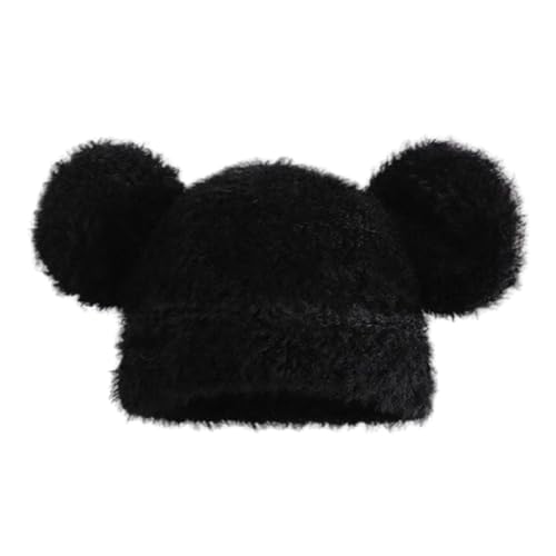 HIOPOIUYT Übergroßer Bärenhut Mit Ohr Mit Festfarb Ski Pelzhut Cartoon Foto Requisiten Freien Head Wrap Für Halloween von HIOPOIUYT
