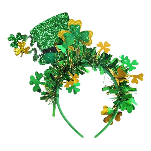 HIOPOIUYT Vibrantierte Grüne Party Streifen Stirnband Für Patrick's Day Feier Perfekt Für Partys Und Dekorationen von HIOPOIUYT