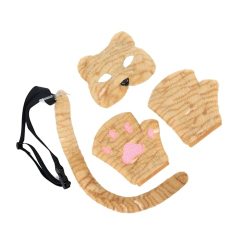 Therianians Maske Und Schwanzhandschuhe Für Frauen Pelzige Katzen Füchse Wolf Maske Schwanz Cosplay Halloween Kostümkatzen Mit Kunstpelzen Füchse Wolf Therianians Maske Und Schwanzhandschuhe Für Frauen Pelzige Katzen Füchse Wolf Maske Schwanz Cosplay Halloween Kostümkatzen Mit Kunstpelzen Füchse Wolf von HIOPOIUYT