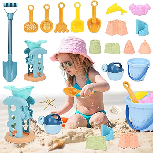 HIQE-FL 17 StüCk Kinder Water Toys mit Netztasche Set,Sandkasten Spielzeug Set,Schaufel WerkzeugsäTze,Sandkastenspielzeug,Strand Outdoor Spiele füR Jungen MäDchen HIQE-FL 17 StüCk Kinder Water Toys mit Netztasche Set,Sandkasten Spielzeug Set,Schaufel WerkzeugsäTze,Sandkastenspielzeug,Strand Outdoor Spiele füR Jungen MäDchen von HIQE-FL