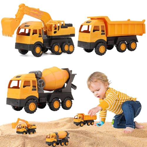 HIQE-FL Baustellenfahrzeuge,3 Stück Sandspielzeug Bagger,Mini Bagger,Baufahrzeuge Spielzeug Auto,Bagger Sandkasten,Kunststoff Bagger,Baustellenfahrzeug Strandspielzeug Kinder,für 3 4 5 Jahre HIQE-FL Baustellenfahrzeuge,3 Stück Sandspielzeug Bagger,Mini Bagger,Baufahrzeuge Spielzeug Auto,Bagger Sandkasten,Kunststoff Bagger,Baustellenfahrzeug Strandspielzeug Kinder,für 3 4 5 Jahre von HIQE-FL