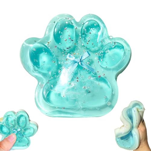 Squeeze Spielzeug,Cat Paw Squeeze Toy,Katzenpfoten Squishy,Süße Weiche Katzenpfoten Quetschspielzeuge,Cat Paw Anti Stress Bälle,Anti Stress Spielzeug,für Kinder,Erwachsene von HIQE-FL