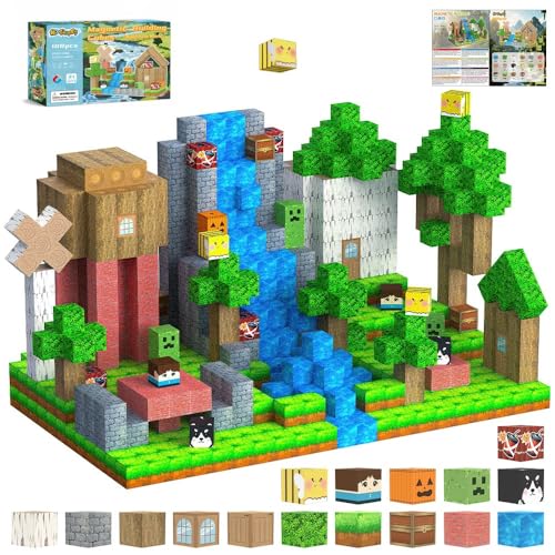 HISHOPTOY Magnetische Bausteine 108 Teile Magnetbausteine Magnetblöcke Magnete Kinder ab 3 4 5 6 7 8 9 Jahre Montessori Spielzeug Kreatives für Jungen Mädchen Geburtstag Geschenk Bauwelt HISHOPTOY Magnetische Bausteine 108 Teile Magnetbausteine Magnetblöcke Magnete Kinder ab 3 4 5 6 7 8 9 Jahre Montessori Spielzeug Kreatives für Jungen Mädchen Geburtstag Geschenk Bauwelt von HISHOPTOY