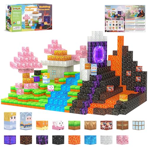 HISHOPTOY Magnetische Bausteine 150 Teile Magnetbausteine Magnetblöcke Spielzeug Magnetspielzeug Kinder Geburtstag Geschenk ab 3 4 5 6 7 8 9 Jahre Montessori STEM Kreatives Kinderspielzeug Bauwelt HISHOPTOY Magnetische Bausteine 150 Teile Magnetbausteine Magnetblöcke Spielzeug Magnetspielzeug Kinder Geburtstag Geschenk ab 3 4 5 6 7 8 9 Jahre Montessori STEM Kreatives Kinderspielzeug Bauwelt von HISHOPTOY