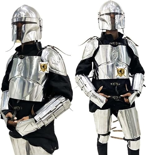 HISTORIC HANDICRAFT Din Djarin Mandalorian Steel Armour Suit (LARP/Fantasy Costume/Role Plays/Collectibles Medieval Cosplay Mandalorian Armor Set von HISTORIC HANDICRAFT