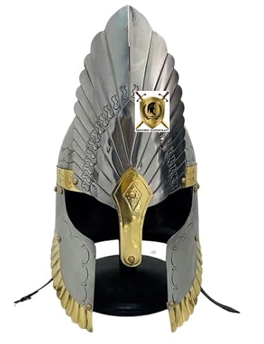 HISTORIC HANDICRAFT Herr der Ringe Elendil Helm Mittelalter Kreuzritter Centurion Vogel Helm Der Elite Ritter Helm Stahl Halloween Kostüm Helm von HISTORIC HANDICRAFT