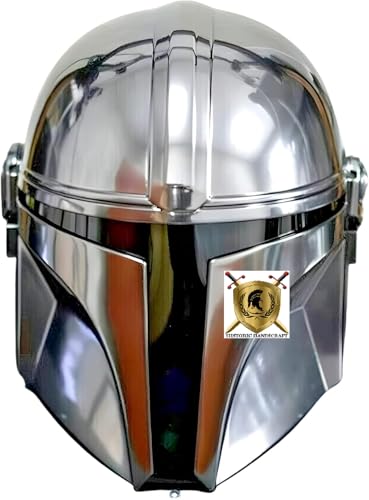 Steel Mandalorian Helm | SCA LARP Rollenspiel Theater Armor Helm | Mandalorianischer Helm für Halloween Cotume | Cosplay Reenactment Rüstung Helm Steel Mandalorian Helm | SCA LARP Rollenspiel Theater Armor Helm | Mandalorianischer Helm für Halloween Cotume | Cosplay Reenactment Rüstung Helm von HISTORIC HANDICRAFT