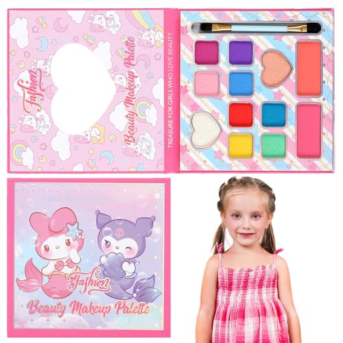HISUNBEN Kinderschminke, 12 Farben Kinderschminke Set Mädchen, Waschbares, Sicheres und Ungiftiges Schminkset, Geeignet für Weihnachten, Geburtstag, Karnevalsgeschenke für Kinder HISUNBEN Kinderschminke, 12 Farben Kinderschminke Set Mädchen, Waschbares, Sicheres und Ungiftiges Schminkset, Geeignet für Weihnachten, Geburtstag, Karnevalsgeschenke für Kinder von HISUNBEN
