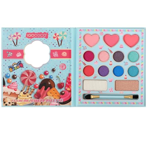 HISUNBEN Kinderschminke, 14 Farben Kinderschminke Set Mädchen, Waschbares, Sicheres und Ungiftiges Schminkset, Geeignet für Weihnachten, Geburtstag, Karnevalsgeschenke für Kinder-2 HISUNBEN Kinderschminke, 14 Farben Kinderschminke Set Mädchen, Waschbares, Sicheres und Ungiftiges Schminkset, Geeignet für Weihnachten, Geburtstag, Karnevalsgeschenke für Kinder-2 von HISUNBEN