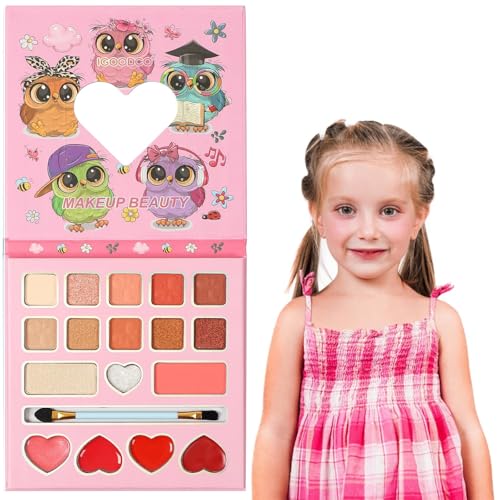 HISUNBEN Kinderschminke, 17 Farben Kinderschminke Set Mädchen, Waschbares, Sicheres und Ungiftiges Schminkset, Geeignet für Weihnachten, Geburtstag, Karnevalsgeschenke für Kinder-1 HISUNBEN Kinderschminke, 17 Farben Kinderschminke Set Mädchen, Waschbares, Sicheres und Ungiftiges Schminkset, Geeignet für Weihnachten, Geburtstag, Karnevalsgeschenke für Kinder-1 von HISUNBEN
