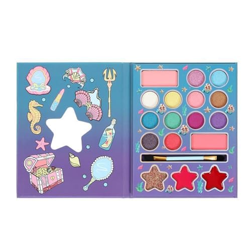 HISUNBEN Kinderschminke, 17 Farben Kinderschminke Set Mädchen, Waschbares, Sicheres und Ungiftiges Schminkset, Geeignet für Weihnachten, Geburtstag, Karnevalsgeschenke für Kinder HISUNBEN Kinderschminke, 17 Farben Kinderschminke Set Mädchen, Waschbares, Sicheres und Ungiftiges Schminkset, Geeignet für Weihnachten, Geburtstag, Karnevalsgeschenke für Kinder von HISUNBEN