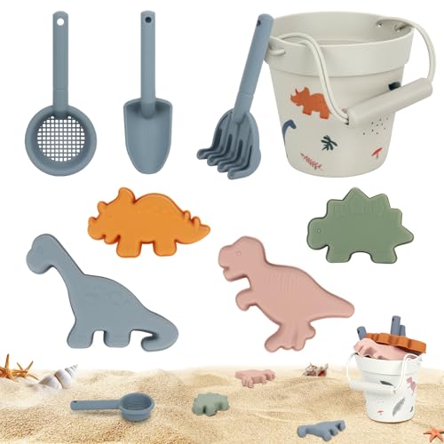 HIULLEN Sandspielzeug Set aus Silikon, 8er Set Sandkasten Spielzeug für Kinder, Sandkasten Strand Spielzeug Silikon Eimer, Schaufel für ab 1 2 3 4 Jahre Mädchen Junge Outdoor Gartenspielzeug HIULLEN Sandspielzeug Set aus Silikon, 8er Set Sandkasten Spielzeug für Kinder, Sandkasten Strand Spielzeug Silikon Eimer, Schaufel für ab 1 2 3 4 Jahre Mädchen Junge Outdoor Gartenspielzeug von HIULLEN