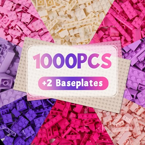 HIUME 1000+2 Piece Girls Building Blocks HIUME 1000+2 Piece Girls Building Blocks von HIUME
