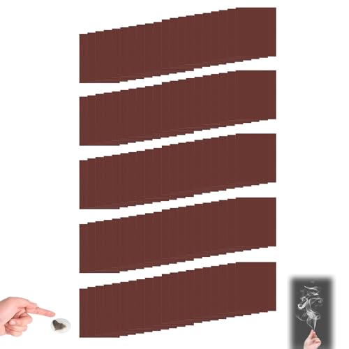 HItianya 20pcs Magic Trick Finger's Smoke Hell's Smoke, Finger Rauch Papier, Magic Smoke Finger, Trick to Make Smoke with Your Fingers Performance Props, Einfacher Einstieg (100PCS, 10 x 7 cm) von HItianya