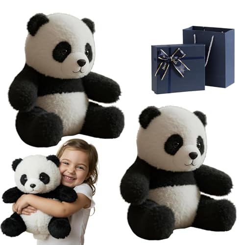 The Pandy - Emotional Healing on Demand, 2025 New Ultra-Soft Panda Plush Mimics The Natural Movements Like a Real Panda, Panda Toy for Soothing Sleep, Comfort, and Loneliness Relief (*2) von HItianya