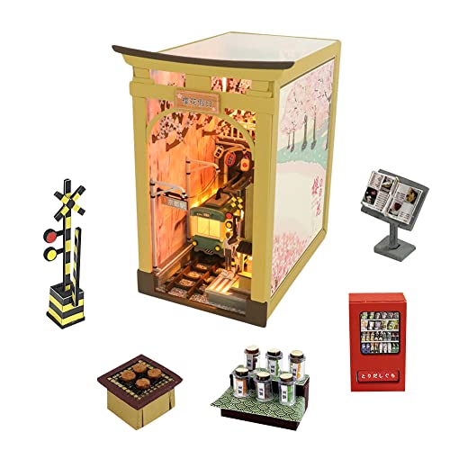 Miniatur-Puppenhaus in Buchform, japanischer Stil, Buchhaus, Holzmöbel, DIY-Puppenhaus-Set mit LED, kreatives Zimmer, Geschenk für Erwachsene, Teenager, Kinder Miniatur-Puppenhaus in Buchform, japanischer Stil, Buchhaus, Holzmöbel, DIY-Puppenhaus-Set mit LED, kreatives Zimmer, Geschenk für Erwachsene, Teenager, Kinder von HJBHDOLL