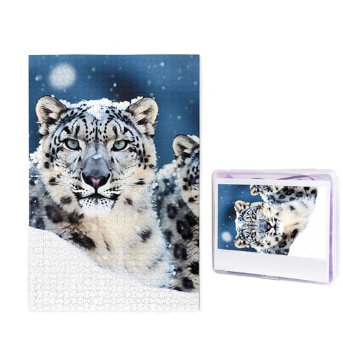 Puzzle Puzzle 1000 Teile Holzpuzzle für Erwachsene Benutzerdefinierte Puzzles Personalisierte Bilderpuzzles Blauäugiger Schneeleopard Hochzeitspuzzle für Geburtstag Familie Puzzle Puzzle 1000 Teile Holzpuzzle für Erwachsene Benutzerdefinierte Puzzles Personalisierte Bilderpuzzles Blauäugiger Schneeleopard Hochzeitspuzzle für Geburtstag Familie von HJBNW