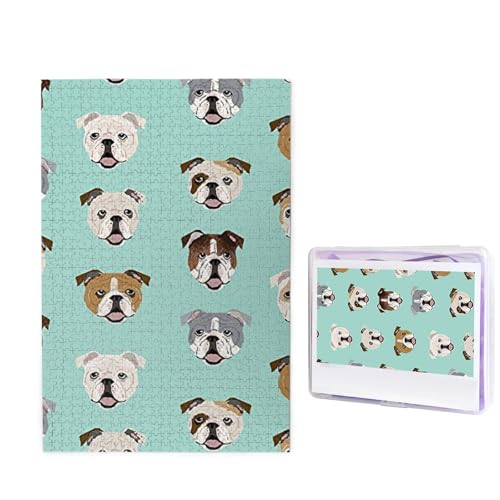 Puzzle Puzzle 1000 Teile Holzpuzzle für Erwachsene Benutzerdefinierte Puzzles Personalisierte Bilderpuzzles Englische Bulldogge Gesichter Hochzeitspuzzle für Geburtstag Familie Puzzle Puzzle 1000 Teile Holzpuzzle für Erwachsene Benutzerdefinierte Puzzles Personalisierte Bilderpuzzles Englische Bulldogge Gesichter Hochzeitspuzzle für Geburtstag Familie von HJBNW
